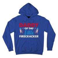 Daddy Of The Little Firecracker 4th Of July Birthday Party Gift Hoodie