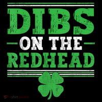Dibs On The Redhead 7-Panel Snapback Hat