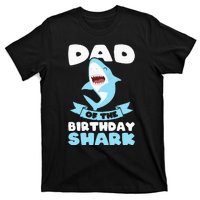 Dad of the Birthday Shark Birthday T-Shirt