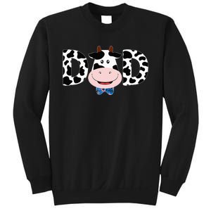 Dad Of The Birthday Mother Cow Farm Cow Dad 1st Sweatshirt