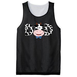 Dad Of The Birthday Mother Cow Farm Cow Dad 1st Mesh Reversible Basketball Jersey Tank