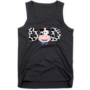 Dad Of The Birthday Mother Cow Farm Cow Dad 1st Tank Top