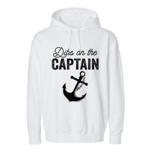 Dibs On The Captain Garment-Dyed Fleece Hoodie