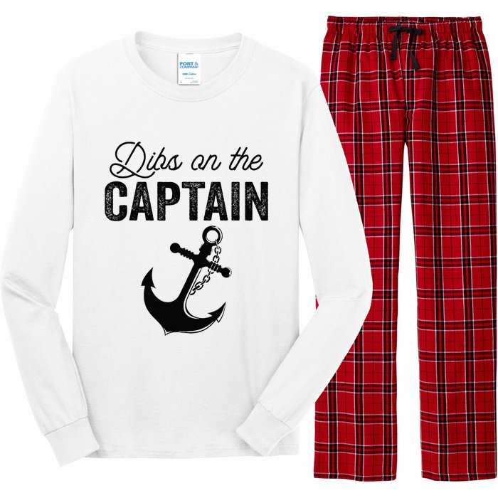 Dibs On The Captain Long Sleeve Pajama Set