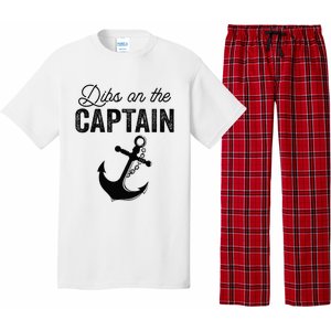 Dibs On The Captain Pajama Set