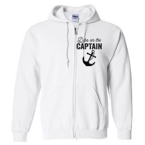 Dibs On The Captain Full Zip Hoodie