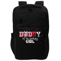 Daddy of The Birthday Cow Family Cow Farm Matching Impact Tech Backpack