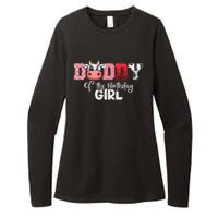 Daddy of The Birthday Cow Family Cow Farm Matching Womens CVC Long Sleeve Shirt