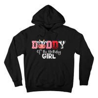 Daddy of The Birthday Cow Family Cow Farm Matching Tall Hoodie