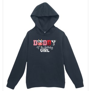 Daddy of The Birthday Cow Family Cow Farm Matching Urban Pullover Hoodie