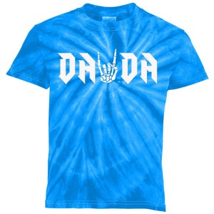 Dada Of The Bad Two the Bone Birthday 2 Years Old Birthday Kids Tie-Dye T-Shirt