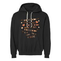 Different On The Outside Same Heart Inside Garment-Dyed Fleece Hoodie