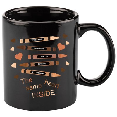 Different On The Outside Same Heart Inside 11oz C Handle Ceramic Mug