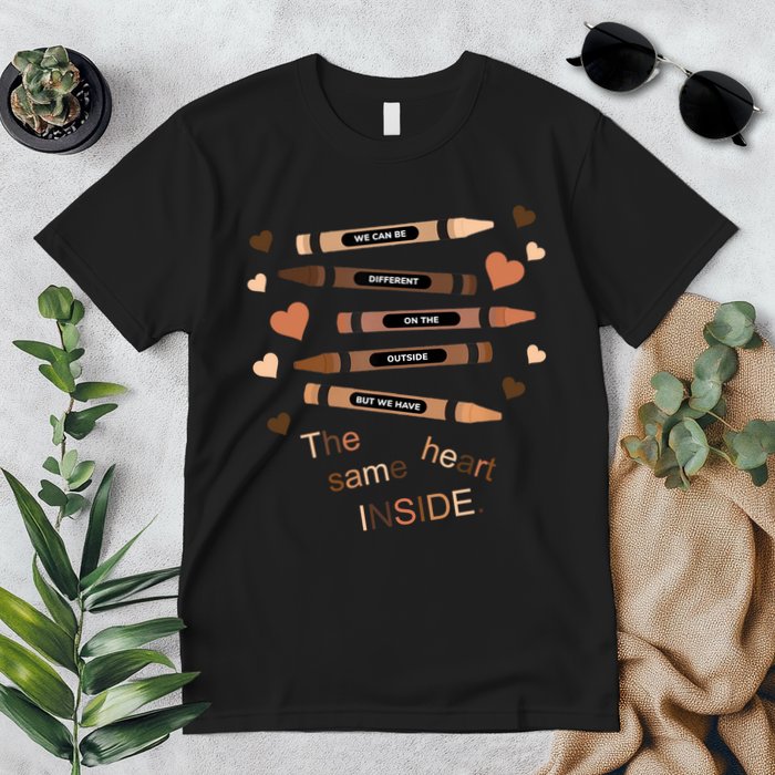 Different On The Outside Same Heart Inside Premium T-Shirt