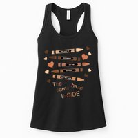 Different On The Outside Same Heart Inside Womens Tank Top