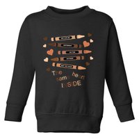 Different On The Outside Same Heart Inside Toddler Sweatshirt
