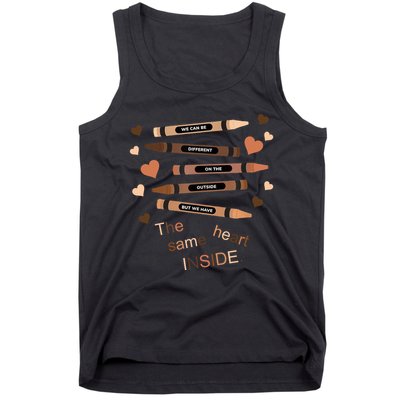 Different On The Outside Same Heart Inside Tank Top