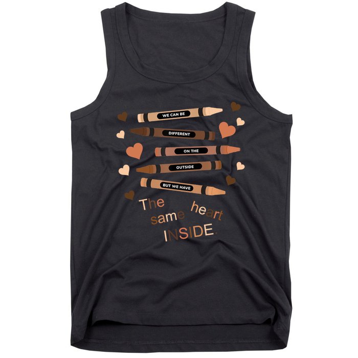 Different On The Outside Same Heart Inside Tank Top