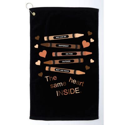 Different On The Outside Same Heart Inside Golf Towel