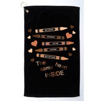 Different On The Outside Same Heart Inside Golf Towel