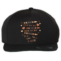 Different On The Outside Same Heart Inside Wool Snapback Cap