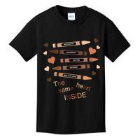 Different On The Outside Same Heart Inside Kids T-Shirt