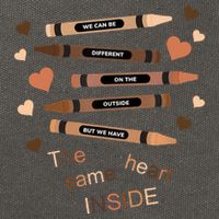 Different On The Outside Same Heart Inside Cotton Canvas Backpack