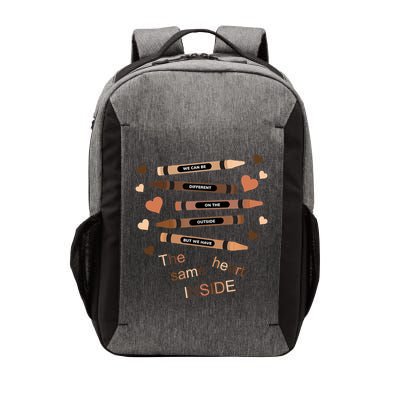 Different On The Outside Same Heart Inside Vector Backpack