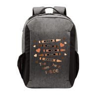 Different On The Outside Same Heart Inside Vector Backpack