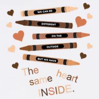 Different On The Outside Same Heart Inside Garment-Dyed Sweatshirt