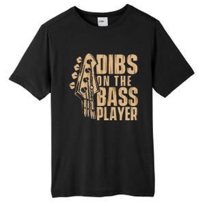 Dibs On The Bass Player Guitarist Bassist Bass Guitar Tall Fusion ChromaSoft Performance T-Shirt