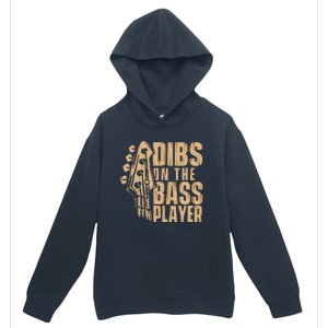 Dibs On The Bass Player Guitarist Bassist Bass Guitar Urban Pullover Hoodie