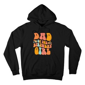 Dad of the Birthday Groovy Papa Daddy 1st Hoodie