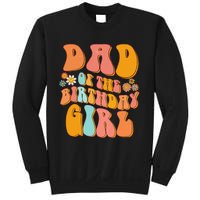 Dad of the Birthday Groovy Papa Daddy 1st Sweatshirt