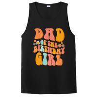 Dad of the Birthday Groovy Papa Daddy 1st PosiCharge Competitor Tank