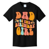 Dad of the Birthday Groovy Papa Daddy 1st Kids T-Shirt