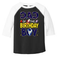 Dad Of The Birthday Boy Outer Space Bday Party Theme Toddler Fine Jersey T-Shirt