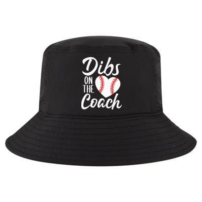 Dibs On The Coach Funny Baseball Heart Cute Mothers Day Cool Comfort Performance Bucket Hat