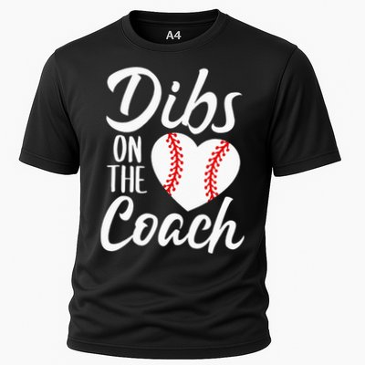 Dibs On The Coach Funny Baseball Heart Cute Mothers Day Performance Shirt
