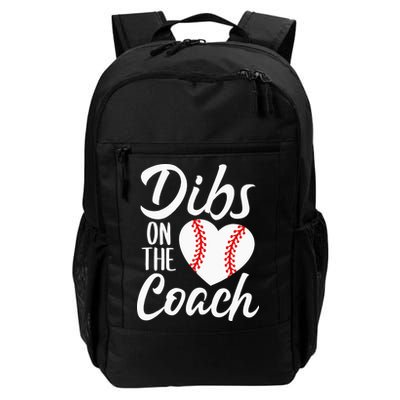 Dibs On The Coach Funny Baseball Heart Cute Mothers Day Backpack