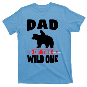 Dad Of The Wild One Papa Bear Gift T-Shirt