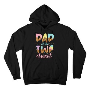 Dad of the Two Sweet Birthday Ice Cream Hoodie