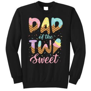 Dad of the Two Sweet Birthday Ice Cream Sweatshirt