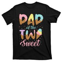 Dad of the Two Sweet Birthday Ice Cream T-Shirt