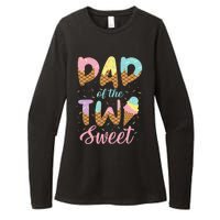 Dad of the Two Sweet Birthday Ice Cream Womens CVC Long Sleeve Shirt