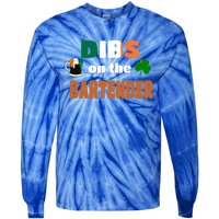 Dibs On The Bartender Cute Gift Funny St Patricks Day Ing Meaningful Gift Tie-Dye Long Sleeve Shirt