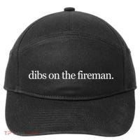 Dibs On The Fireman 7-Panel Snapback Hat