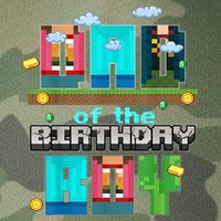 Dad Of The Birthday Boy Video Game Pixel Legacy Tie Dye Trucker Hat