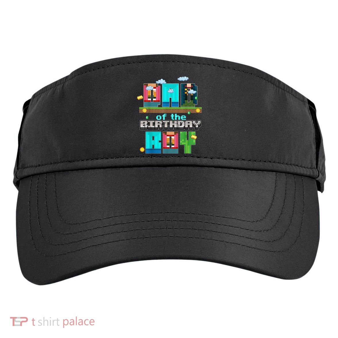 Dad Of The Birthday Boy Video Game Pixel Adult Drive Performance Visor