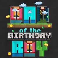 Dad Of The Birthday Boy Video Game Pixel 15oz Campfire Ceramic Mug